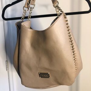 Large tan purse